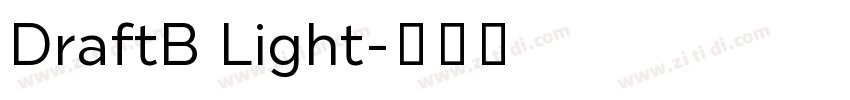DraftB Light字体转换
